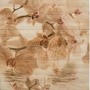 Панно Azulejos Mallol Paris Composicion Orquidea Beige