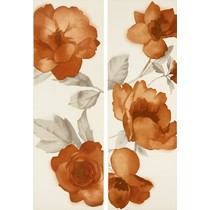 Marazzi Colourline Ivory/Orange Decoro MLES