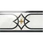 Декор Marazzi EvolutionMarble Decoro Fascia Lux Calazatta Nero MK25