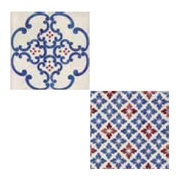 Декор Marca Corona Jolie 8324 Blanc Bleu Trama (комп/2шт)