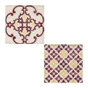 Декор Marca Corona Jolie 8327 Ivoire Purple Trama (комп/2шт)