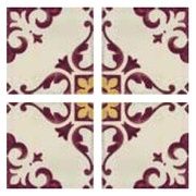 Декор Marca Corona Jolie 8333 Ivoire Purple Trama (Комп/4шт)
