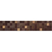 Бордюр Metropol Ceramica Cirrus Tabica Chess Marron