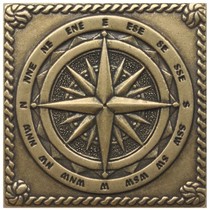 Moneli Decor Декоративные вставки (латунь) Windrose Shined brass (бронза полированная)