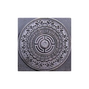 Вставка Moneli Decor Olambrilla Creta Satined Black Silver
