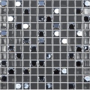 Мозаика Vidrepur Aura №828 Черный ( на сетке)