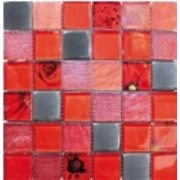 Мозаика Мозаика Китайская Flowers Red (стекло, металл)