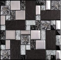 Мозаика Китайская мозаика TC17 основа-сетка ПВХ,микс,(2,3*2,3+2,3*4,8+4,8*4,8)*0,8