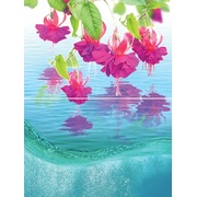 Панно Муза-Керамика Ocean flowers P2-1 P2-1D240