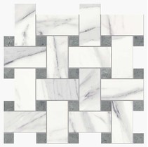 Novabell Imperial Intreccio Calacatta Bianco/Grigio Imperiale Silk