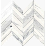 Мозаика Novabell Imperial Chevron Calacatta Bianco Lap.