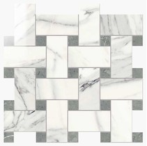 Novabell Imperial Intreccio Calacatta Bianco/Grigio Imperiale Lap.