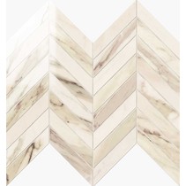 Novabell Imperial Chevron Calacatta Beige Lap.