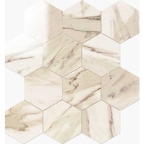 Novabell Imperial Esagona Calacatta Beige Lap.