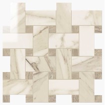 Novabell Imperial Intreccio Calacatta Beige/Cappuccino Lap.