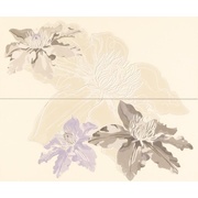 Декор Novabell Musa MUWD40 Comp. 2pz.Orchidee Beige