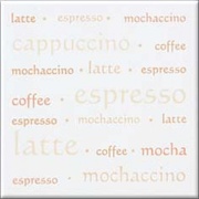 Декор Opoczno Aplauz Эспрессо Белый bialy espresso