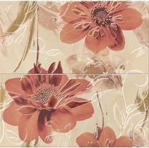Opoczno Lazio Beige Flower