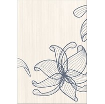 Opoczno Lorena Szara Flower A (O-LOR-WIG401)