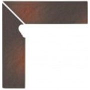 Напольная плитка Opoczno Shadow brown Cokol Schodowy 3-d LEWY