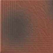 Напольная плитка Opoczno Shadow red Stopnica Narozna Strukralna 3-d