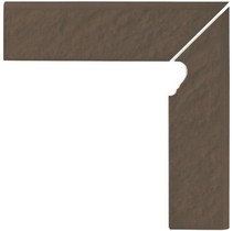 Opoczno Simple brown Cokol Schodowy 3-d PRAWY