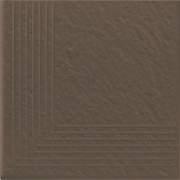 Угловая ступень Opoczno Simple brown Ступень угловая 3-D R