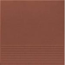 Opoczno Simple red Stopnica Prosta