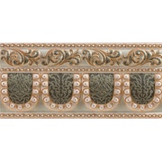 Бордюр Pamesa Ceramica La maison Tissu Alzata Esmeralda
