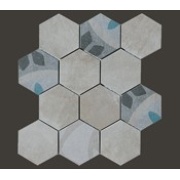 Настенная плитка Pastorelli Shade Carpet Esagona Ghiaccio