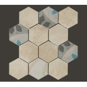 Настенная плитка Pastorelli Shade Carpet Esagona Sabbia