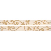 Бордюр Paul Ceramiche Royal List. Damasco Biancone-Perlino
