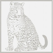 Декор Petracer`s Gran Gala Leopardo Seduto Bianco