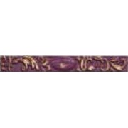 Бордюр Petracer`s Primavera Romana Listello Logo Viola