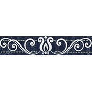 Бордюр Plaza Marmara Cenefa Marquina Silver