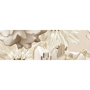 Декор Plaza Marmara Set Flora Marfil (Set de 3)