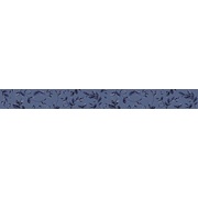Бордюр Plaza Vitrum Listelo Glass Azul-1