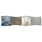Декор Porcelanite Dos Serie 9001 Composicion Blanco Crystal III 20x80