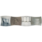 Декор Porcelanite Dos Serie 9001 Composicion Blanco Crystal III 20x80-3