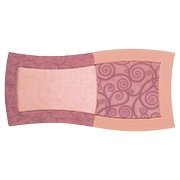 Декор Porcelanite Dos Serie 9001 Composicion Burdeos~rosa Vidre II