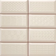 Настенная плитка Rocersa ceramic Diamond Mix 4x2 DEC Blanco