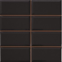 Rocersa ceramic Diamond Mix 4x2 Negro