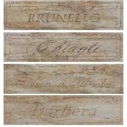 Декор Rondine ceramiche Metallwood Musk Wine Mix Decore (4 Плитки)