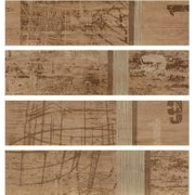 Декор Rondine ceramiche Tabula Decore Tracce Beige (4 плитки 150Х610 мм)