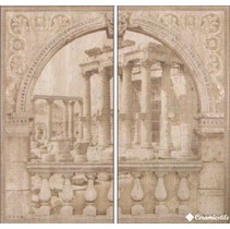 Saloni Ceramica Tivoli Mural Poseidon Mate Crema
