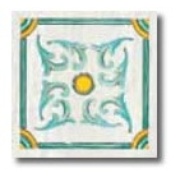 Вставка Savoia Cotto-Meditteraneo Procida Verde Ang Fas