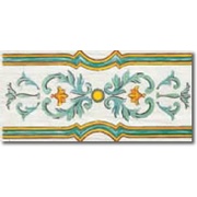 Бордюр Savoia Cotto-Meditteraneo Fascia Procida Verde