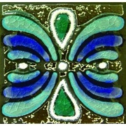 Декор Savoia Maioliche Vesuviane Maioliche Tozz. Verde/Blu 2