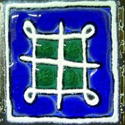 Декор Savoia Maioliche Vesuviane Maioliche Tozz. Verde/Blu 3