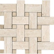 Декор Serenissima Capri I Travertini Intreccio beige lapp rett